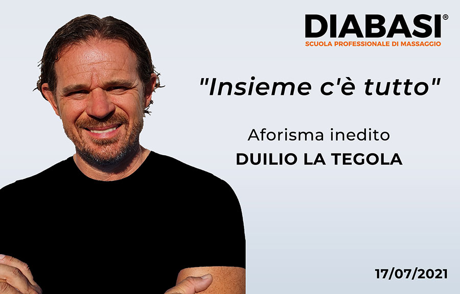 Aforismi sul Massaggio e sull’amore: “Insieme c’è tutto” di Duilio La Tegola